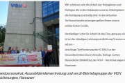 Kolleginnen & Kollegen der VGH Versicherungen in Hannover erklären sich solidarisch