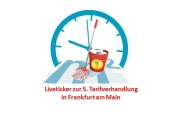 Live-Ticker zur fünften Tarifverhandlungsrunde in Frankfurt am Main
