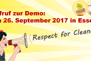 Aufruf zur Demo:  Am 26. September 2017 in Essen