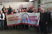 Beschäftigte bei WISAG WPS in Bremen stehen solidarisch an unserer Seite!