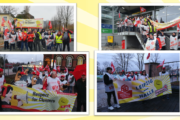 GebäudereinigerInnen in Halle und Dresden streiken für ein Weihnachtsgeld