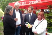 1.Mai in Dresden: Sachsens Ministerpräsident Kretschmer informiert sich zur Lage der Gebäudereiniger