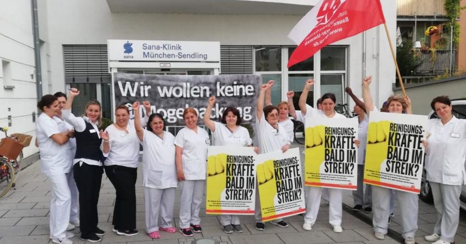 Beschäftigte von Sana DGS in München wollen keine Mogelpackung