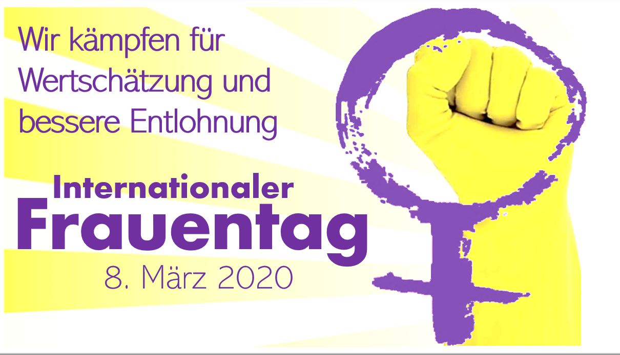 Internationaler Frauentag 2020 Tarifvertrage Starken Rechte Von Frauen Im Job Sauberkeit Braucht Zeit De